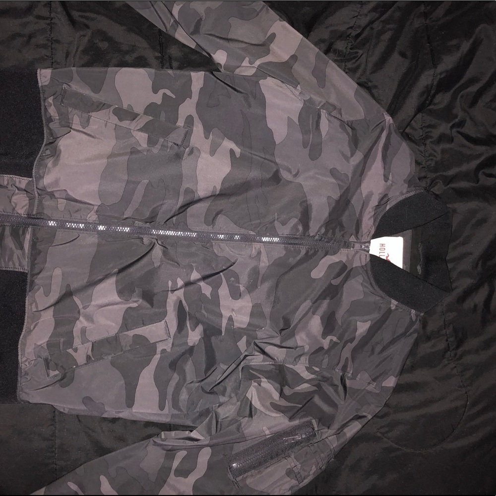 Hollister Bomber Jacket Camo
